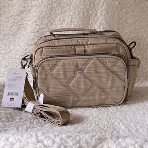 Lug Boomer Crossbody Brushed Gold